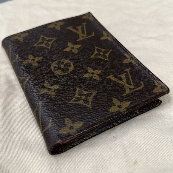 Louis Vuitton monogram billfold wallet 1980s rare - Picture 11 of 11